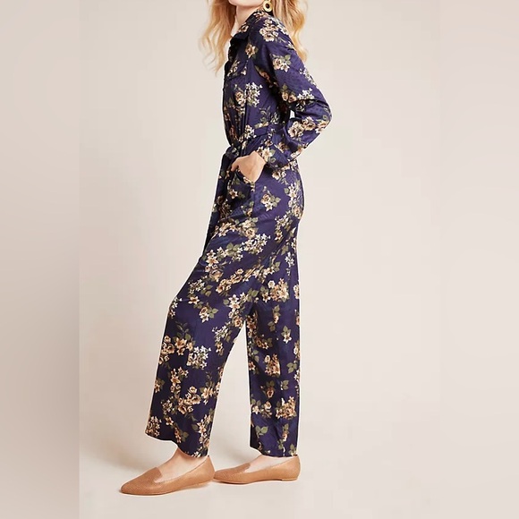 Anthropologie Hutch Annika Floral Jumpsuit Size S - Picture 4 of 10